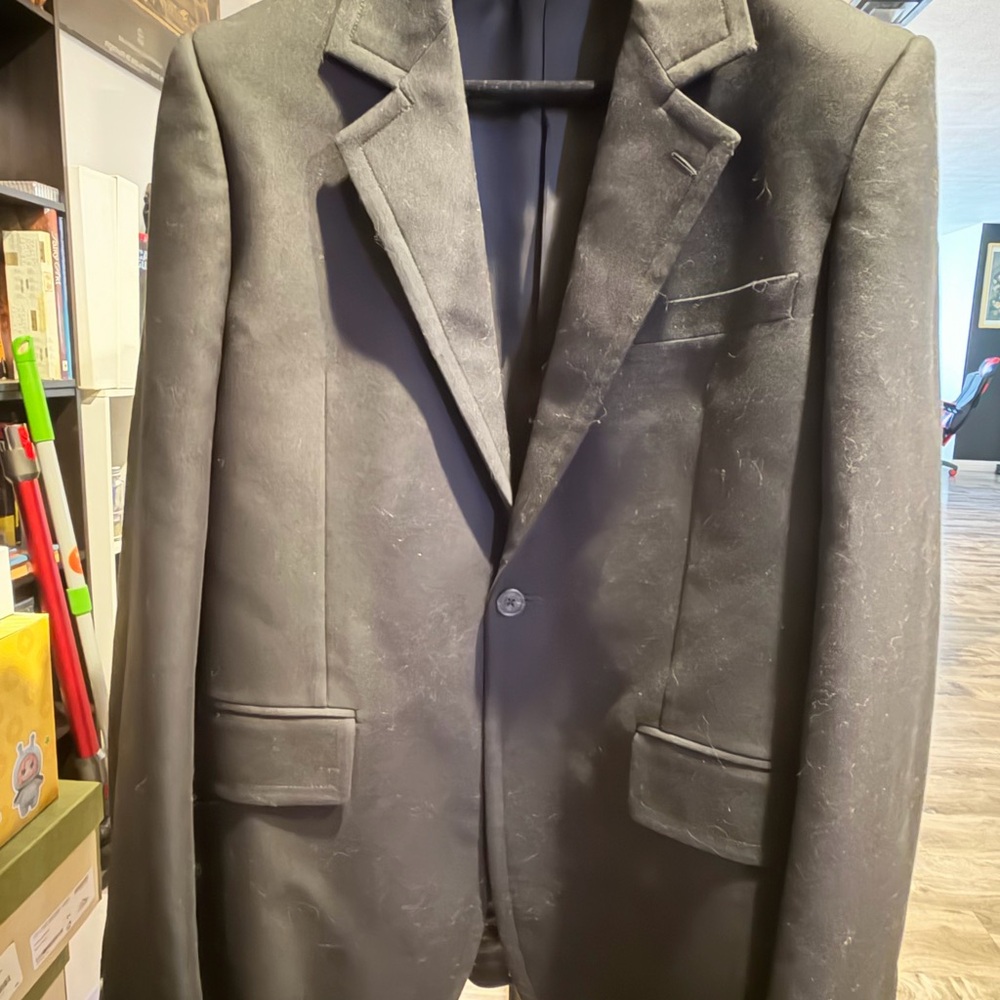 Alexander McQueen Black Single-Button Blazer